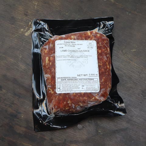 lamb chorizo
