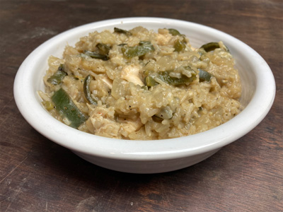 poblano-chicken-risotto