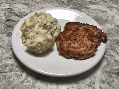 turnip-mashed-potatoes-with-chicken-patty
